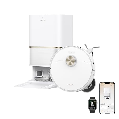 dreame L60 Ultra FE Robot Vacuum and Mop, 212°F (100°C) Mop Self-Cleaning - color: White, size: L60 Ultra FE