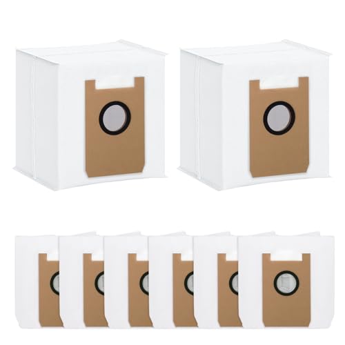 Dust Bags for AIRROBO T20+/ T25+/ T30+/ T25+C Robot Vacuum Cleaner, Replacement Vacuum Bags Disposable Bag Airrobo Robot Vacuum Cleaner Bags Replacement Parts (8 Pack) - size: 8pcs Dust Bags