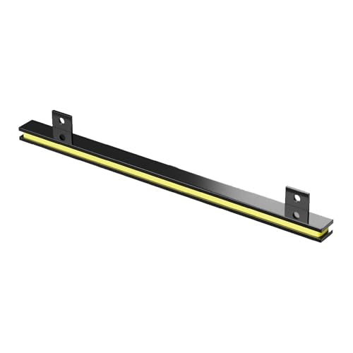 Master Magnetics 24" Magnetic Bar Tool Organizer - Easy to Install Magnet Storage Holder for House, Garage, Shed, or Job Site - Black Powder Coat - color: Black Powder Coat, size: 24"