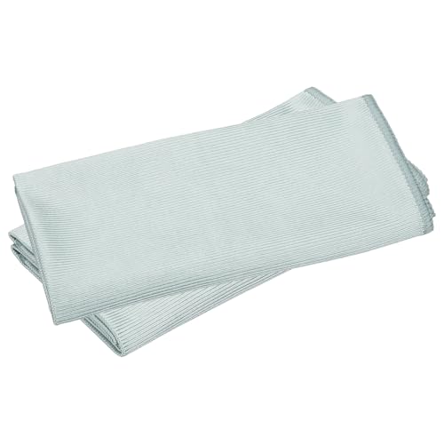 uxcell 2Pcs Glass Polishing Cloth, 23.6x15.7 Microfiber Cleaning Cloths Lint & Streak Free Quickly Drying Towels for Glassware, Cars, Glasses, Phone Screens, Sunglasses, Gray