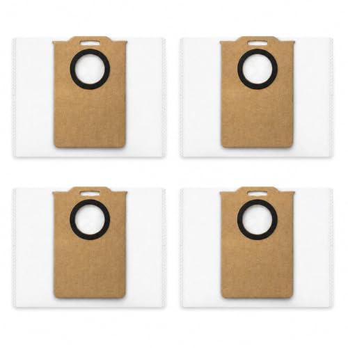 4pcs Dust Bags For Uninell UR3 Robot Vacuum Cleaner Accessories, Meltblown Non Woven 3.5 Litres Large Capacity Dust Bag, Automatic Emptying Replacement Parts(4pcs) - size: 4pcs