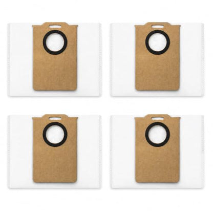 4pcs Dust Bags For Uninell UR3 Robot Vacuum Cleaner Accessories, Meltblown Non Woven 3.5 Litres Large Capacity Dust Bag, Automatic Emptying Replacement Parts(4pcs) - size: 4pcs