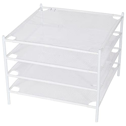 Sweater Drying Rack, 4-Pack Stackable Flat Mesh Clothes Drying Rack - size: 4-Pack