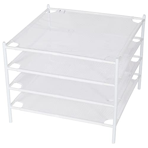 Sweater Drying Rack, 4-Pack Stackable Flat Mesh Clothes Drying Rack - size: 4-Pack
