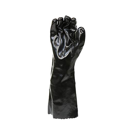 West Chester 12018 Chemical Resistant PVC Coated Work Gloves: 18" Length, Size Large, 2 Pairs - size: One Size (2 Count) (Pack of 3), style: 1 Pair