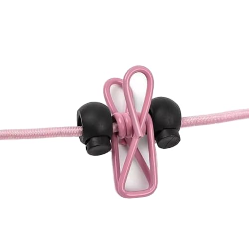 2 Pack Portable Travel Clothesline ，Retractable Portable Clothesline for Travel，Clothing line with 12 Clothes Clips，for Home, Travel and Outdoor Hanging Clothes Clothesline Chip Clips (Pink+Green) - color: Pink+green