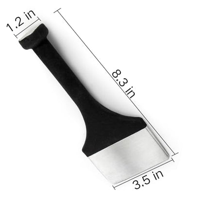 Coloch Carpet Tucking Tool, 3.5” Wide Cast Iron Carpet Tucker and Stair Tool Handheld Rug Tucking Shovel for Quick Installation, Floor Project