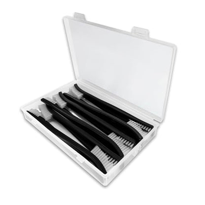 20Pcs Nylon Gun Cleaning Brushes Gun Cleaning Kit Supplies 7" Inch Universal Bristle Detailing Brush Set for Pistol Rifle Shotgun Firearm Cleaner Tools Range Maintenance Accessories