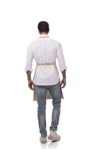 Chef Works Unisex Butcher Apron - color: Khaki