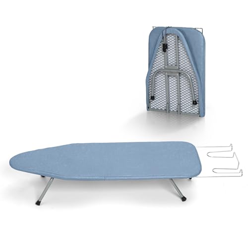 Small Ironing Board Tabletop 32"x12" Blue - color: Blue