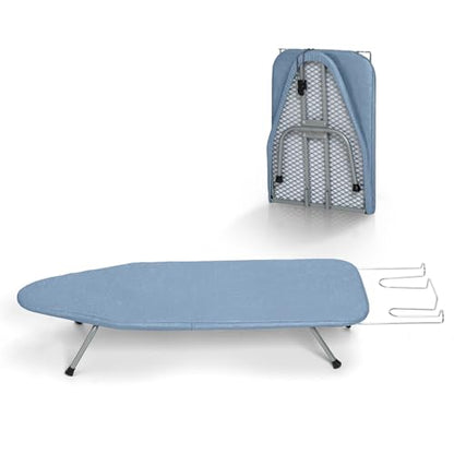 Small Ironing Board Tabletop 32"x12" Blue - color: Blue