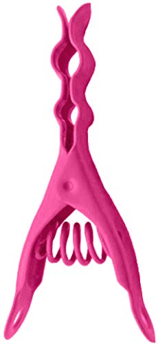 Extreme Clothespins | Raspberry Sherbet Pink | Solid 304 Stainless Steel | 20 Pack | Powerful Grip | Anti-Rust | Pretty Color | Display Clip | Lifetime Product | No Plastic Parts | Made in Italy - color: Raspberry Sherbet Pink