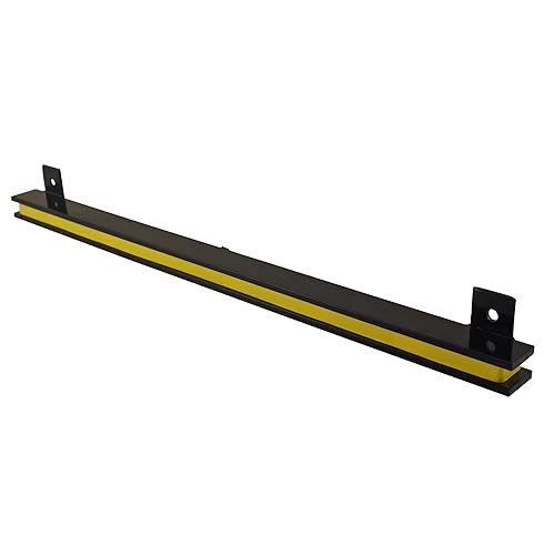 Master Magnetics 18" Magnetic Bar Tool Organizer - Easy to Install Magnet Storage Holder for House, Garage, Shed, or Job Site - Black Powder Coat - color: Black Powder Coat, size: 18"
