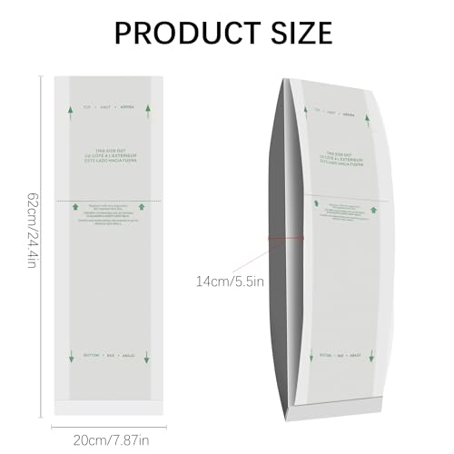 6 Pack Type A Vacuum Bags Compatible with Royal Upright Vacuum Cleaners