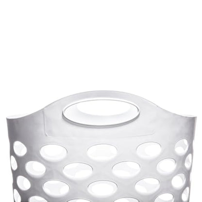 Flexible Laundry Basket,Tall plastic hamper for Clothes