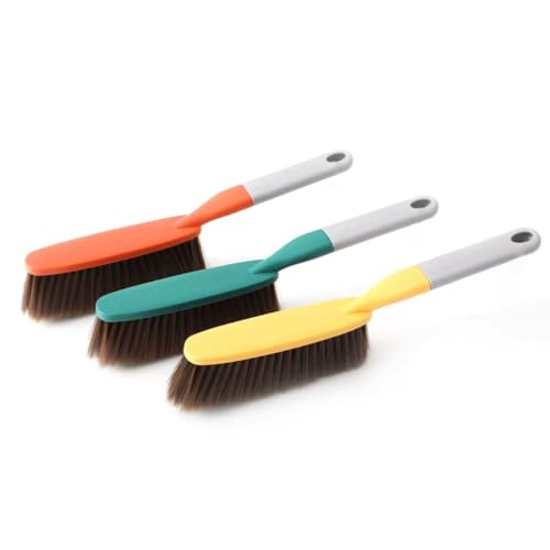 15" Soft Brist. Hand Broom Brush 3 PackBed Sofa Counter Hair Clear - color: 3 Color