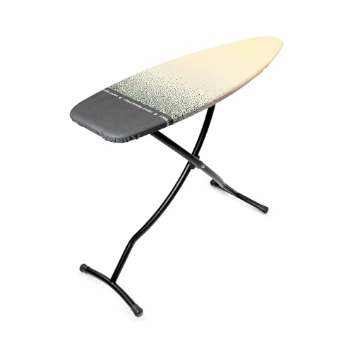 Brabantia Premium Ironing Board with Heat Resistant Parking Zone | X-Large (Size D) | Fairtrade New Dawn | Tall & Wide, Adjustable Height (31-40"), Easy Fold, Anti-Collapse Lock, Non-Slip Feet - color: New Dawn