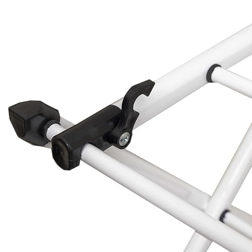 Honey-Can-Do 3-Tier Oversized Clothes Drying Rack, 31" Wide, No Assembly - color: White, size: 31" W