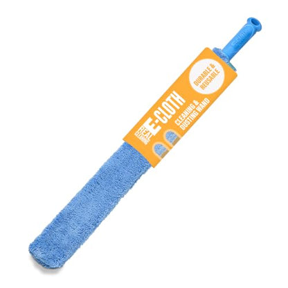 E-Cloth Cleaning & Dusting Wand, Reusable Duster - Blue, 1 Pack