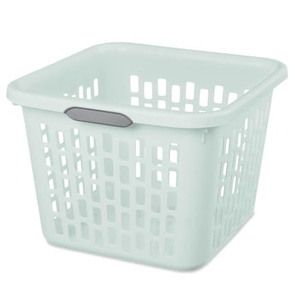 Sterilite Laundry Basket, Plastic Clothes Hamper, 6 Pack - color: 1.5 Bushel - Mint, size: 6 Pack