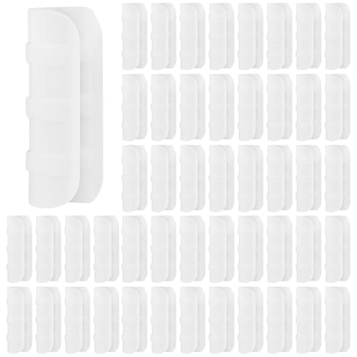 80PCS 3/4 inch Greenhouse Clips White Greenhouse Clamps - color: White