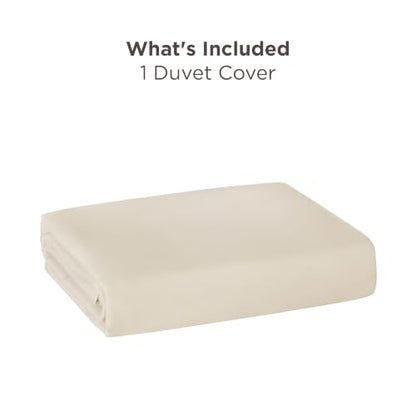 Bedsure Duvet Cover Full Size, 1Pc Soft Double Brushed Bedding, Beige - color: 00 - Beige, size: Full (Only Duvet Cover)