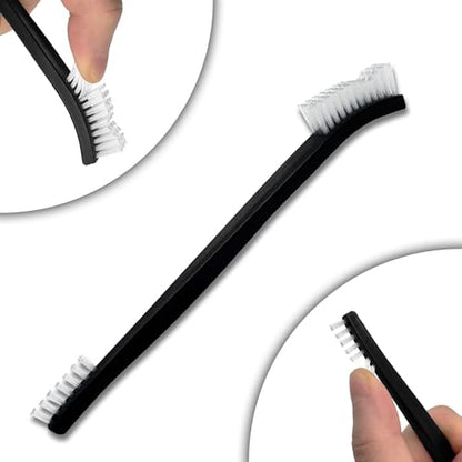 20Pcs Nylon Gun Cleaning Brushes Gun Cleaning Kit Supplies 7" Inch Universal Bristle Detailing Brush Set for Pistol Rifle Shotgun Firearm Cleaner Tools Range Maintenance Accessories