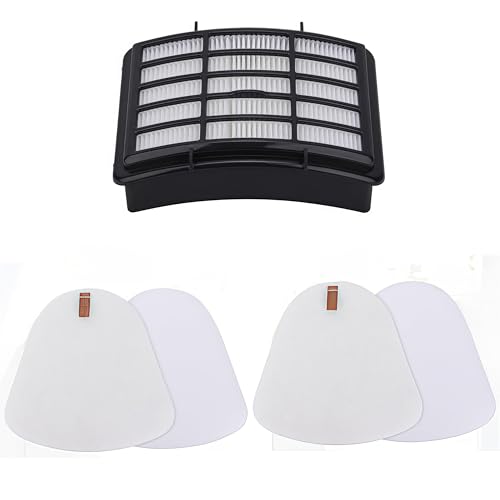 Vacuum Filters Replacement for Shark Navigator Lift-Away Vacuum NV350,NV351,NV352,NV355,NV360,NV370, UV440,UV490,UV540, CU512,CU510, CU512, CU500, CU520 - Replacement XFF350 XHF350 - color: For NV350 etc-1 HEPA Filter, 2 Foam & 2 Faux Felt Filters
