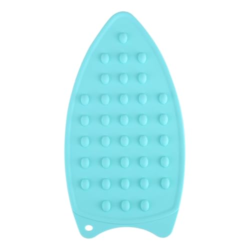 Silicone Rest Pad, Protective Surface for Mini Iron Pad Protection Ironing Rest (Cyan) - color: Cyan