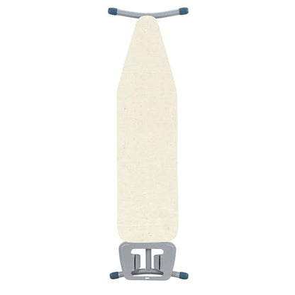 Household Essentials Universal Ironing Board Cover and Pad, Natural Cotton Canvas with NanoMax Coating, Fits Standard and Wide Boards, Cream Finish