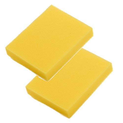 HIFROM Replacement Pre Motor Foam Filter Washable Replacement for Bissell 9595A 85312 7636 35831 3247 2970 1836 1322 14522 CleanView Bagless Vacuum Cleaner (2pcs) - size: 2pcs