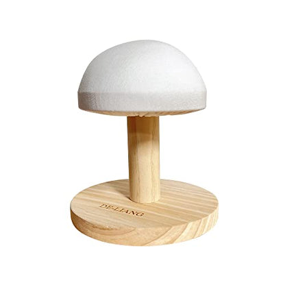 Tailors Ironing Board with Pine Wood Base, Cotton Cover Tailors Point Press Clapper - Protects Garments, Multi Pressing Board for Anywhere You Want - Seams, Collars, Cuffs, Points, Hems - color: White