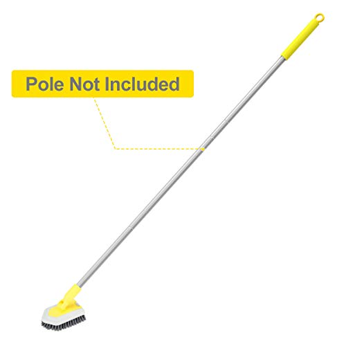 Stiff Bristles Brush Refill Fit Lalafancy Shower Bathtub Cleaning Brush - color: Gray, size: Stiff Bristles Brush
