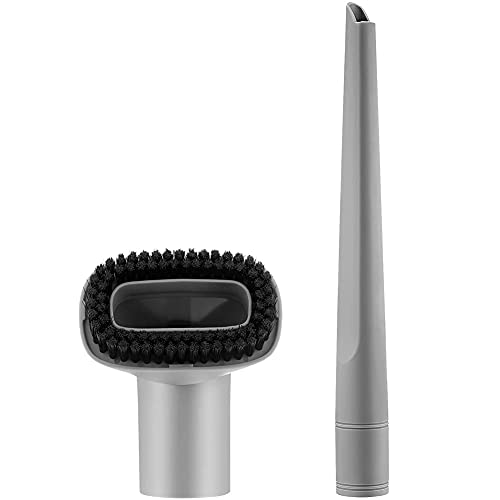 Ytaland 2 Pack Crevice Tool and DUST Brush Compatible with Shark Navigator Lift-Away Vacuum Cleaner Models NV350, NV352, NV355, UV440, Replace Part # 112FFJ