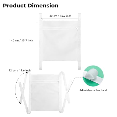 Shoe Dryer Bag, Mingting Large Wash Dry Net Bag 15.7x15.7 Inch for Sneaker Shoes Laundry Dryer Bags with Zipper and Strap for Most Dryers Door,White(1 Pack) - style: 1 Pack Shoe Dryer Bag