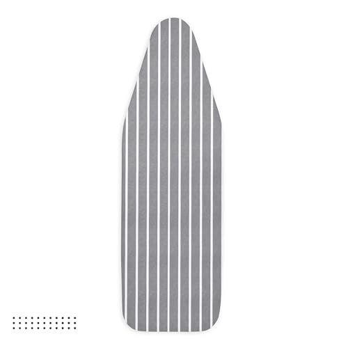 Encasa XO Ironing Board Cover and Pad, Thick Felt 54"x18" - color: Roma Grey Stripes, size: X-Large