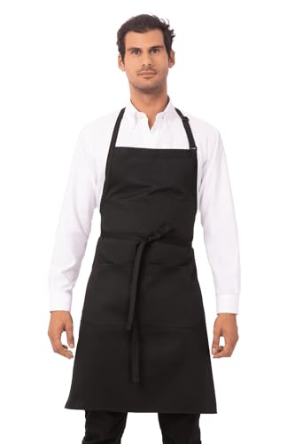 Chef Works Unisex Butcher Apron - color: Black