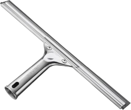 Unger Professional Stainless Steel Heavy-Duty Squeegee,12",Silver,(Pack of 10) - size: 12-inch (Pack of 10), style: 12” Stainless Steel Squeegee