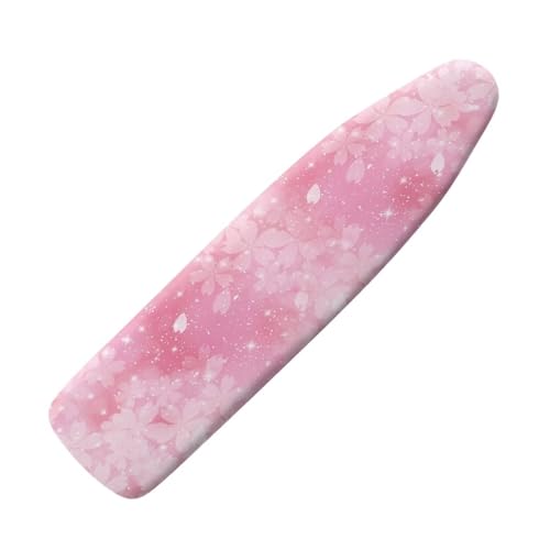 Ironing Board Cover, Cherry Blossom Print Stain Resistant Ironing Board Cover and Pad with Elastic Edge, Heavy Duty Ironing Accessories Christmas Decorations - color: Cherry Blossom Print
