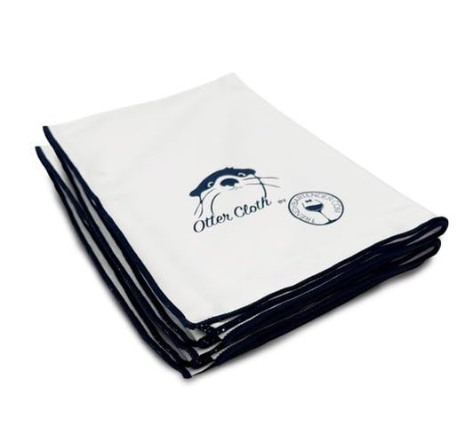 Trendy Bartender Microfiber Glass Polishing Lint-Free Cloth for Spotless Shine and a Residue-Free Finish - Toast to Perfection - Pack of 2-25x20 inch - White - color: White, size: 25 x 20 Inch 2-Pack