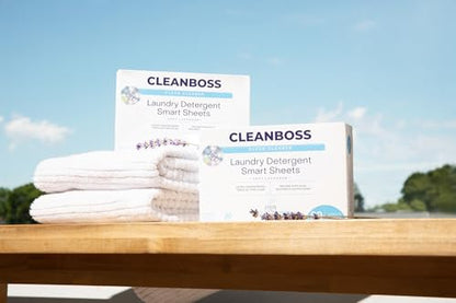 CleanBoss Laundry Detergent Smart Sheets - 30 Sheets - size: 30 Count (Pack of 1)