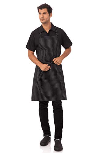 Chef Works Unisex Chef Apron - color: Pinstripe, 2 Pack