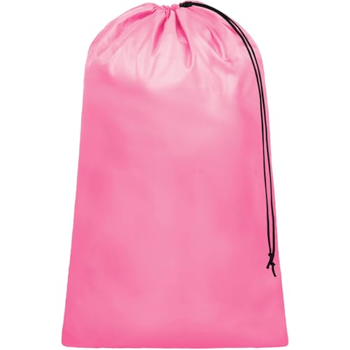 F-color Travel Laundry Bags - Dirty Clothes Travel Bag for Cruise, 24x36 in - color: 1-Pack, Pink