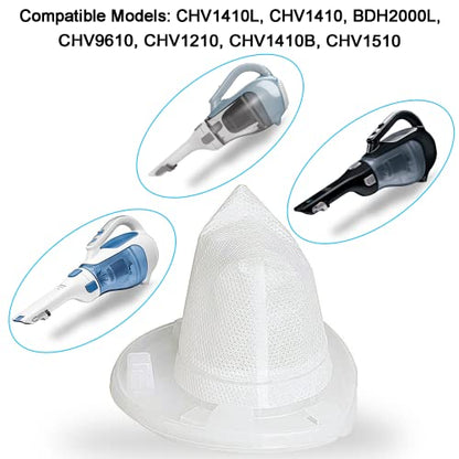 6 Pack Replacement Filter for Black & Decker Dustbuster Handheld Vacuum