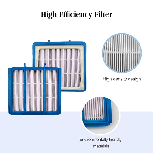 Replacement Part for Shark Navigator Robot Vacuum RV2110/RV2120AE/AV2110S Robot Cleaner.1 Main Brush, 4 Filters, 1 Filter Mesh, 8 Side Brushes, 1 Black Filter Cotton, 2 White Filter Cotton - style: 18
