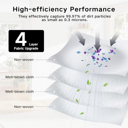 12 Pack Dust Bags for Dreame D20 Plus, D20 Pro Plus Robot - size: D20PP Series Bags 12 Pack
