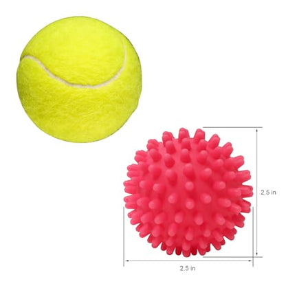 Dryer Balls 4 Pack - Non-Toxic Reusable Dryer Balls (Red) - color: Red