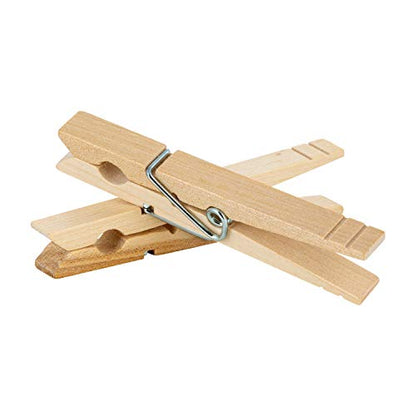Laundry 360 Extra Large Wooden 100 Pack Clothespins