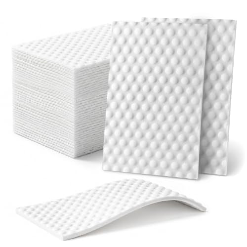 Magic Cleaning Sponge Sheets 60 Pack Textured Melamine Eraser Pads, Convex Point Scrubbers for Kitchen, Bathroom, Office, Rental Home, Sink, Tub, Wall and Multi-Surface Stain Removal - size: 60pcs sheet