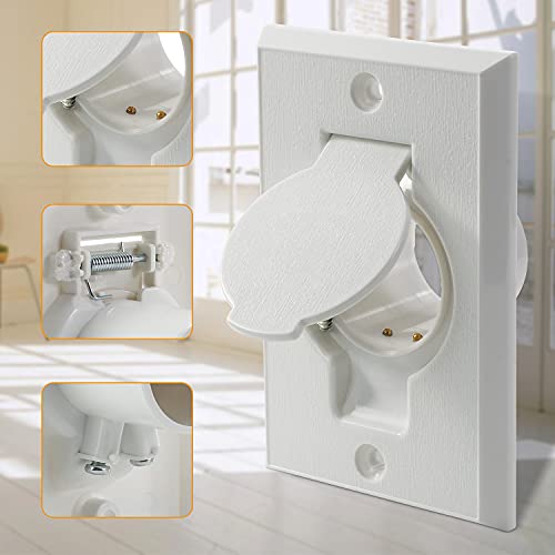 Standard Central Vacuum Wall Plate Inlet Valve Cover for Beam Central Vac